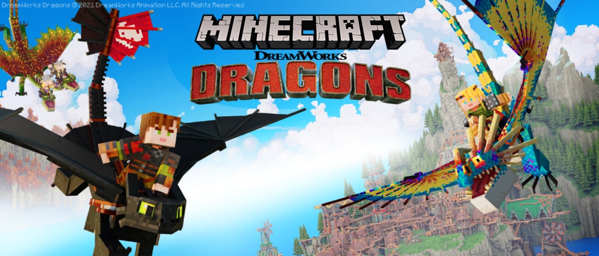 Minecraft recibe un DLC de la película How to Train Your Dragon