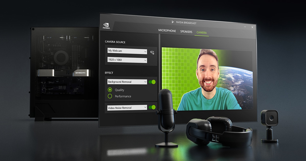 NVIDIA Broadcast se actualiza con nuevas mejoras para creadores de contenido