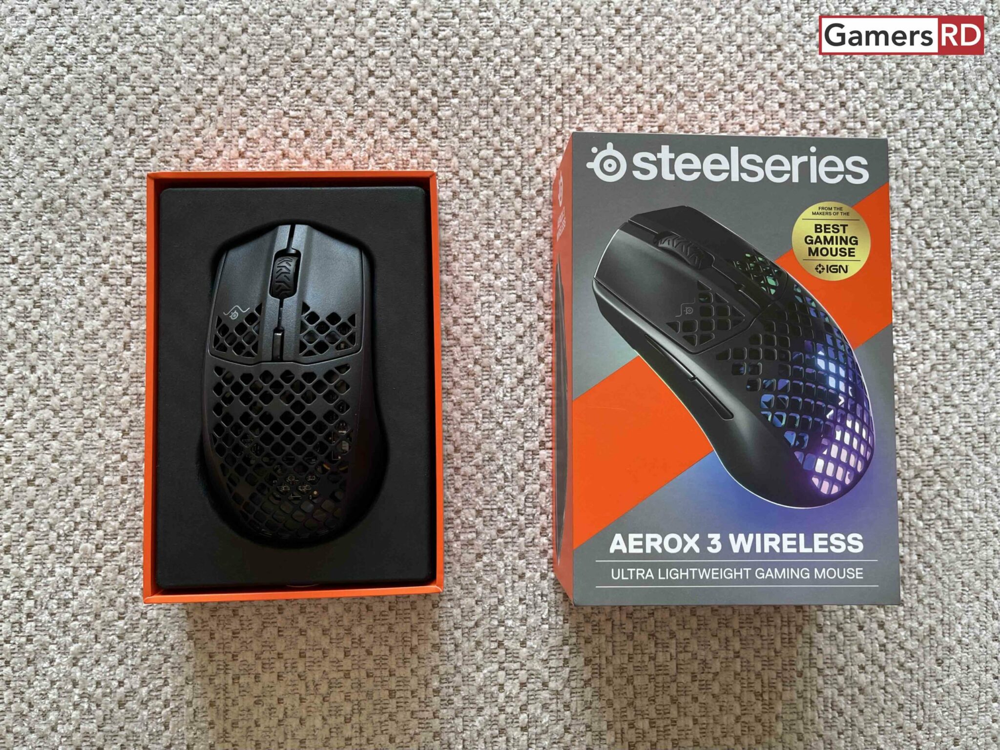 Steel Series Aerox 3 Wireless mouse gaming, Review 4 GamersRD