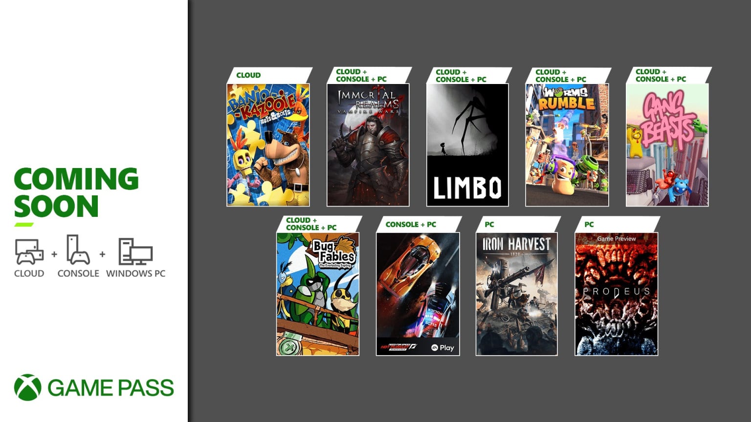 Limbo, Need for Speed Hot Pursuit, entre otros llegan Xbox Game Pass