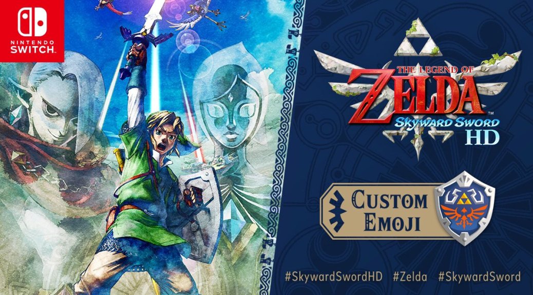 Revelado el emoji de Twitter de The Legend of Zelda Skyward Sword HD, GamersRD