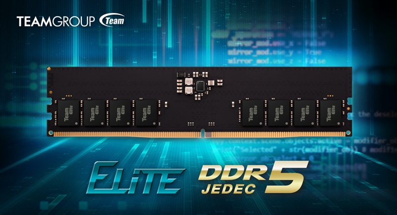 TEAMGROUP lanza el primer kit de memorias DDR5 Elite a 4800Mhz