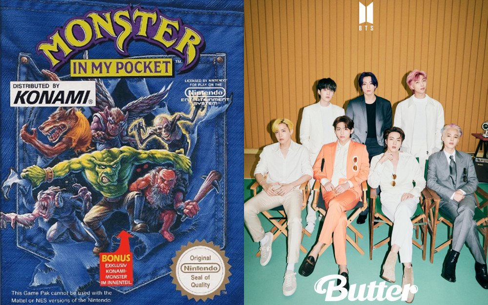 La canción de BTS Butter suena extrañamente similar a un juego de NES Konami, GamersRD