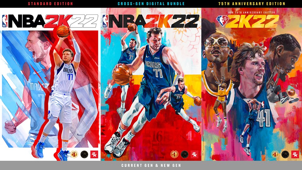 NBA 2K22 tendrá a Luka Dončić, Kareem Abdul-Jabbar, Dirk Nowitzki, y Kevin Durant como atletas de portada, GamersRD
