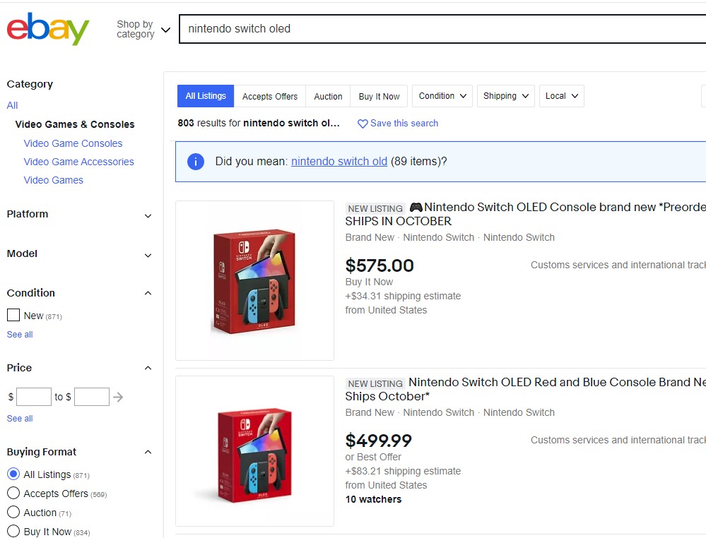 Nintendo-Switch-OLED-Ebay-Pre-Orders-Scalpers