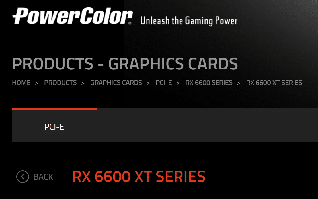 PowerColor filtra las aún no anunciadas AMD Radeon RX 6600 XT & RX 6600