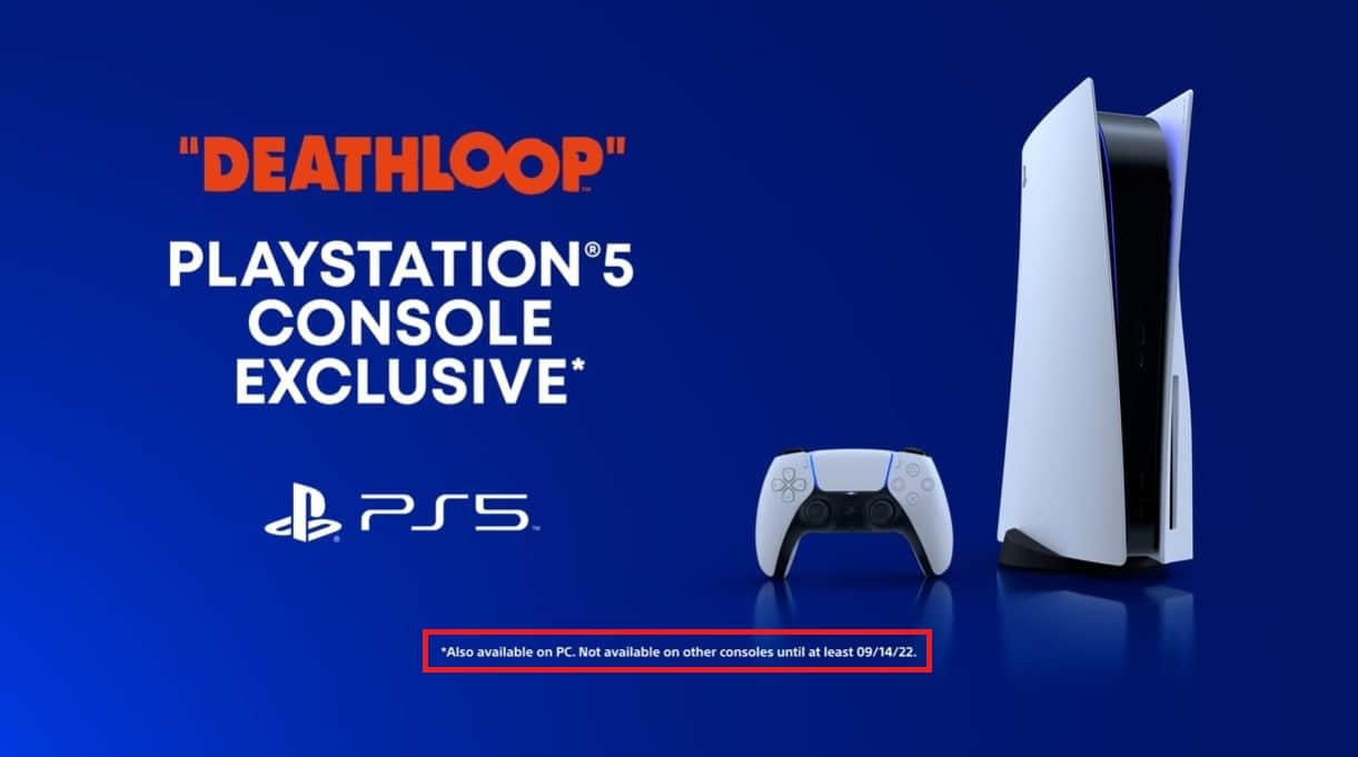 Deathloop será exclusivo de PS5 hasta 14 de septiembre de 2022
