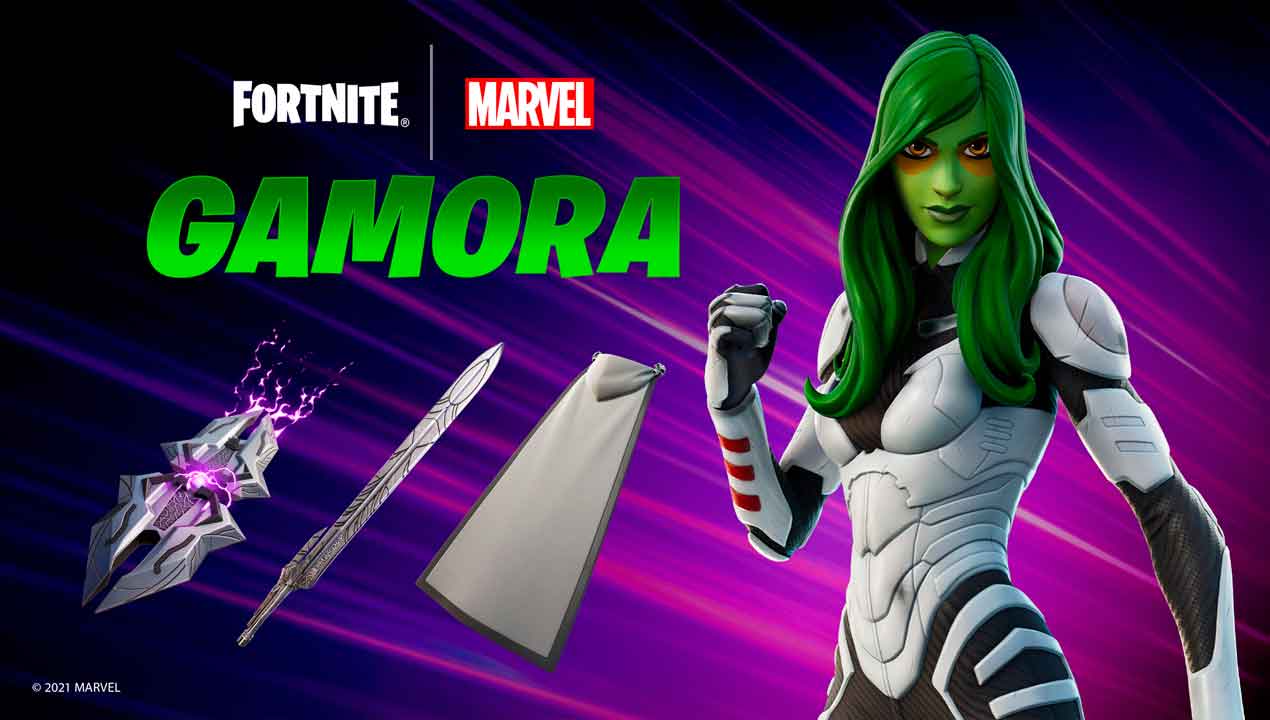 Gamora, Fortnite, GamersRD
