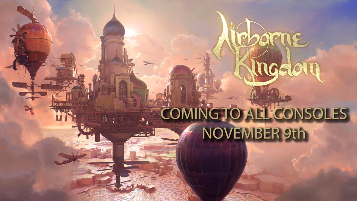 Airborne Kingdom deja exclusvidad en PC y llegará a consolas