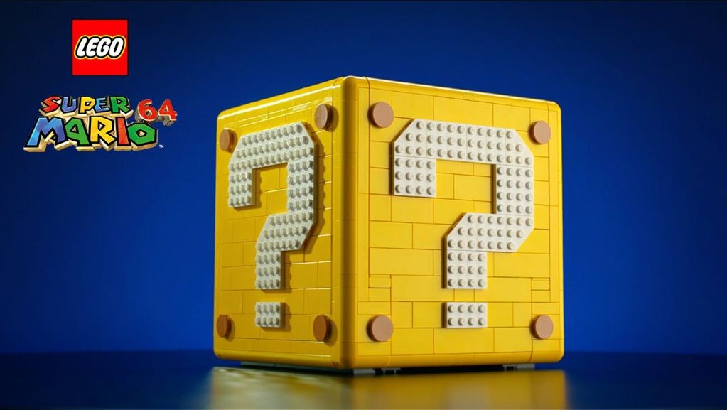 El bloque de preguntas de LEGO y Nintendo contiene mundos mini Mario 64 - GamersRD
