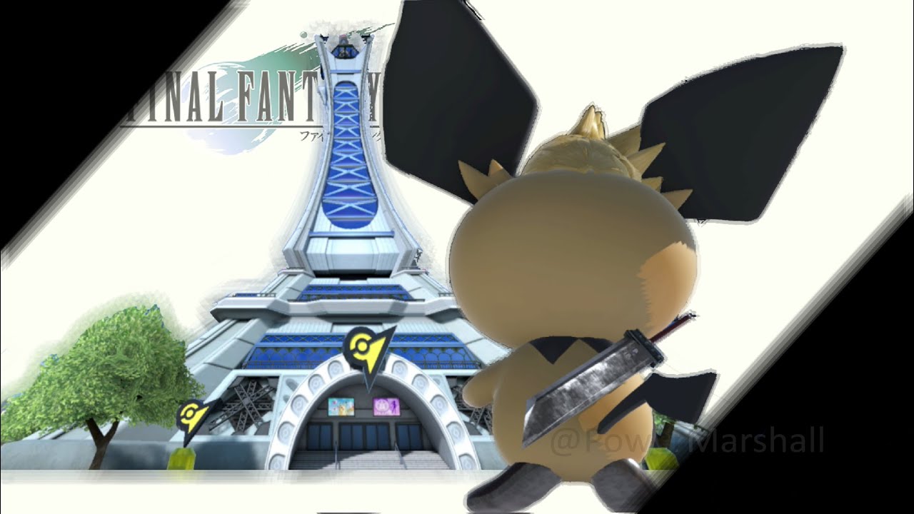 Super Smash Bros Ultimate modder crea un adorable disfraz temático de Final Fantasy 7 para Pichu - GamersRD