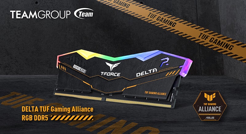 TUF Gaming Alliance T-FORCE DELTA RGB DDR5, GamersRD