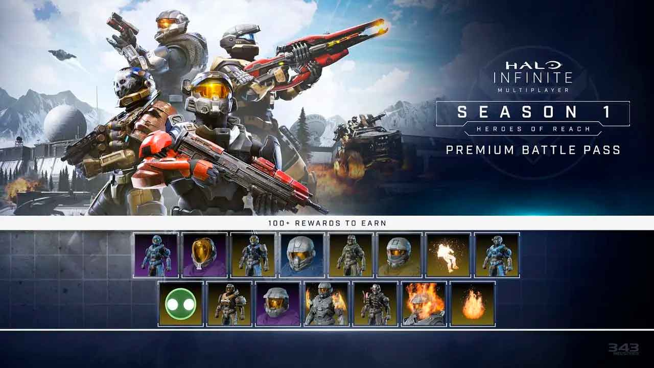Halo Infinite multiplayer battle pass, GamersRD
