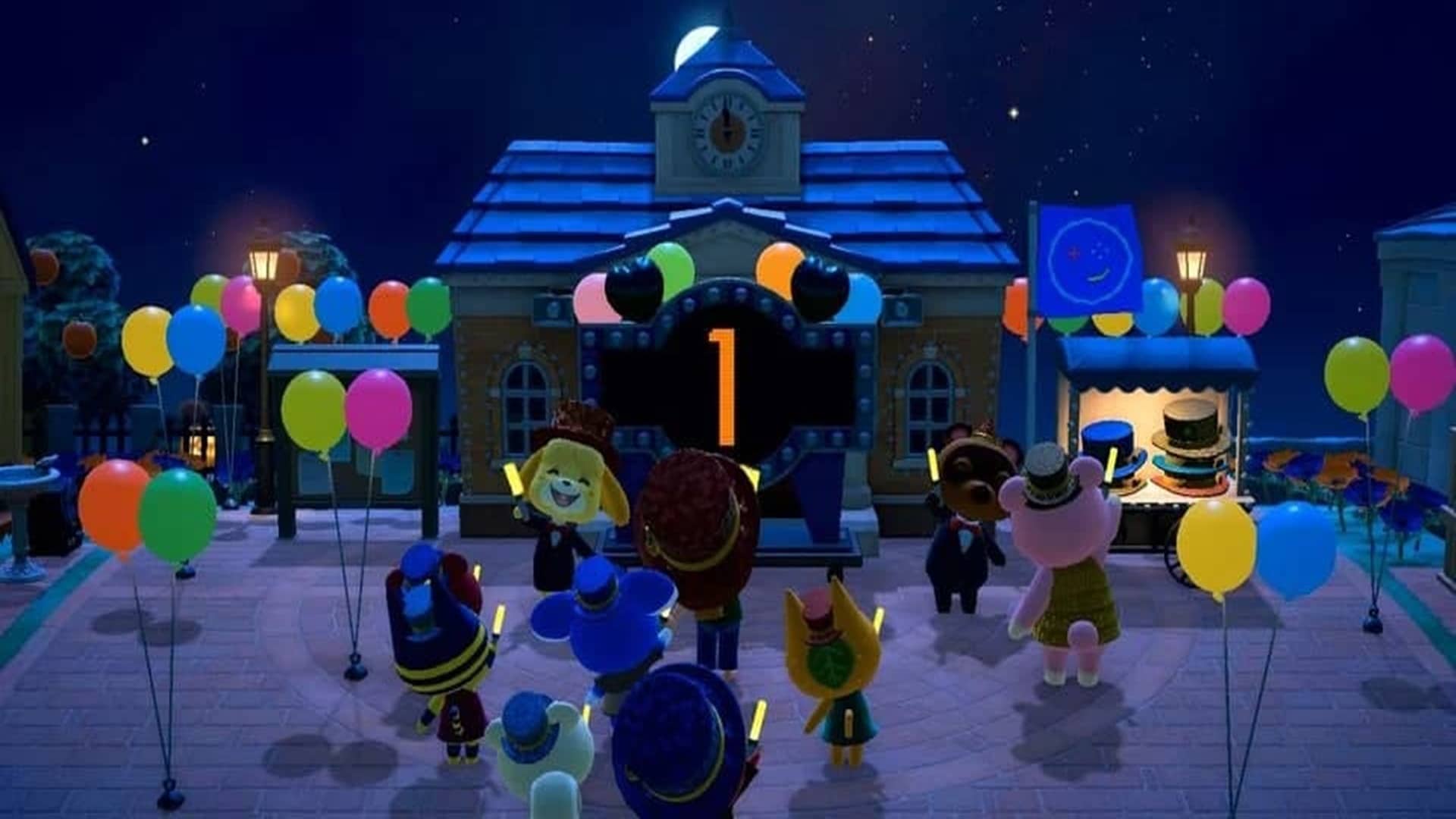 Animal Crossing: New Horizons revela artículos de celebración de año nuevo