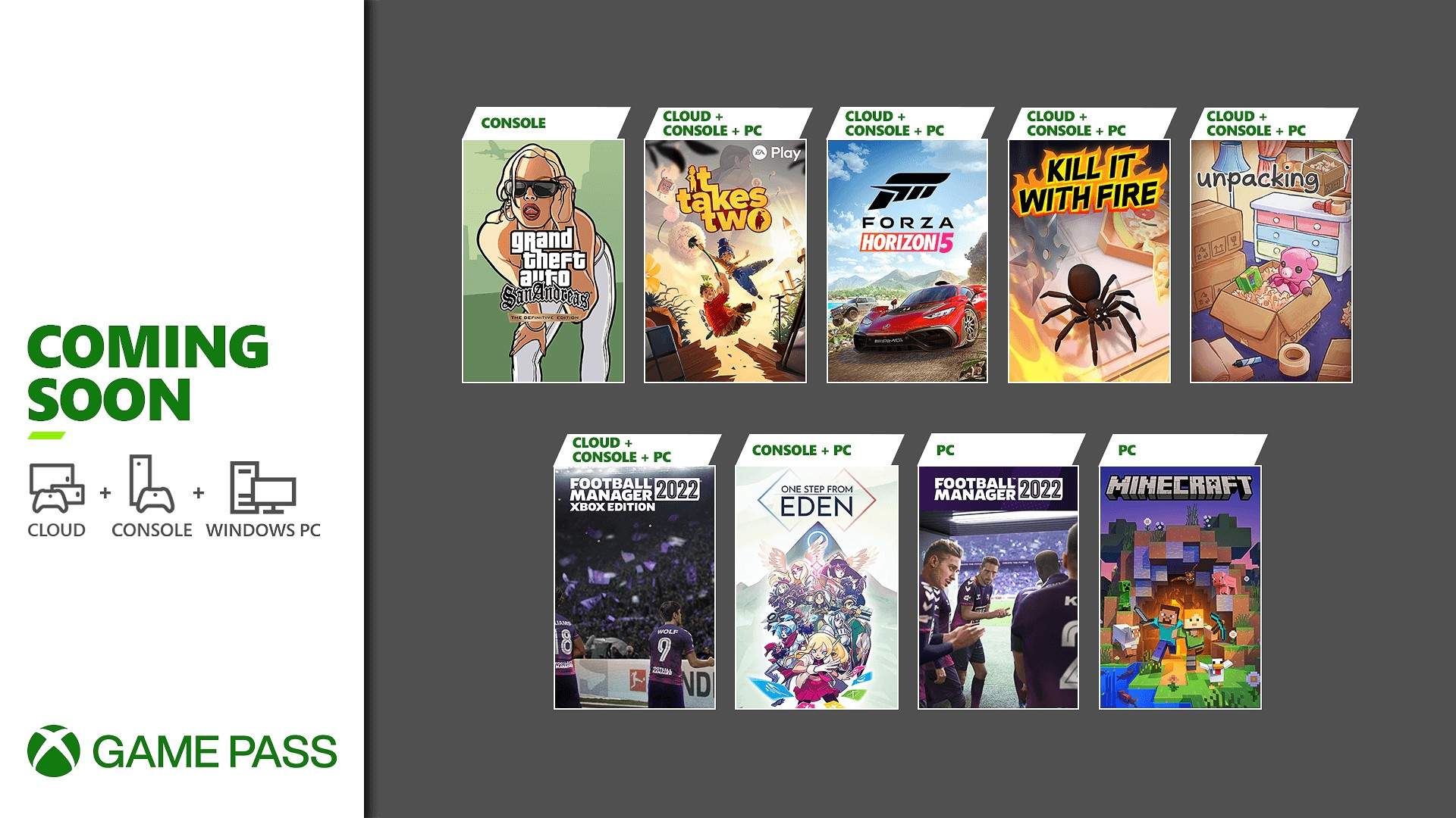 It Takes Two, One Step From Eden, Forza Horizon 5 son los juegos que llegarán a Xbox Game Pass en noviembre, GamersRD