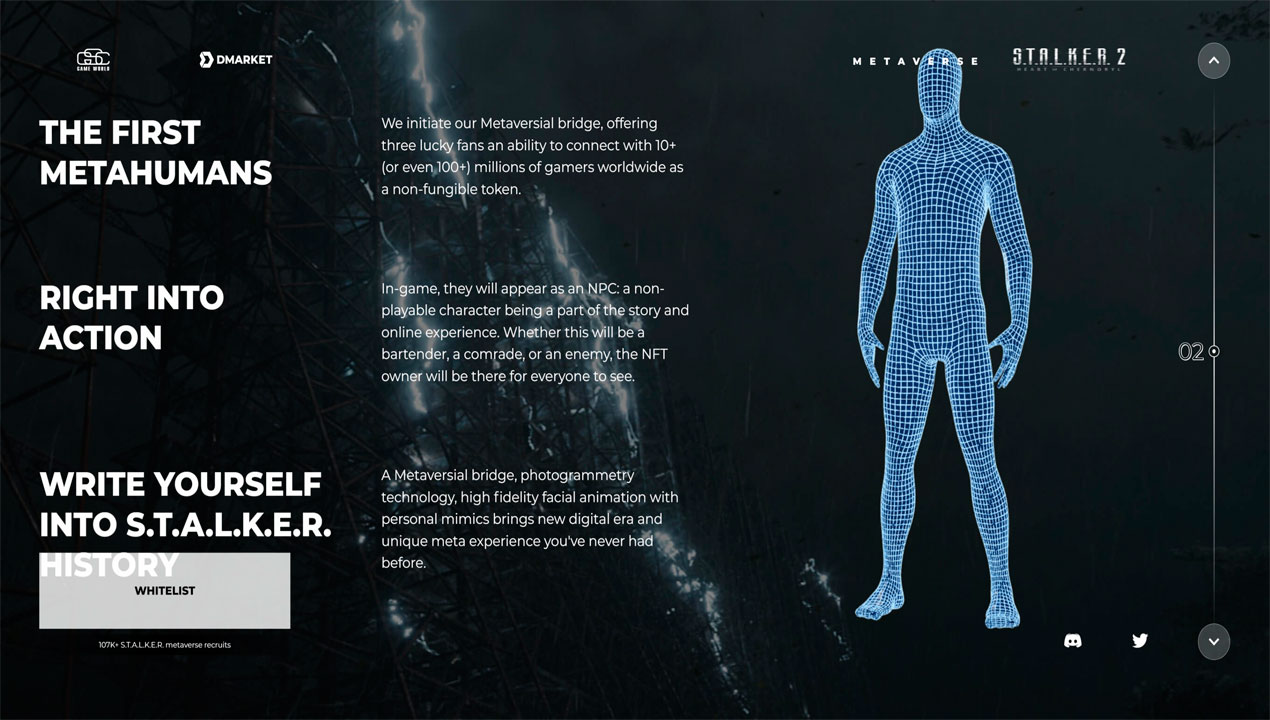STALKER 2 tendrá NFT's, incluido uno que te permite convertirte en un 'metahumano' en el juego