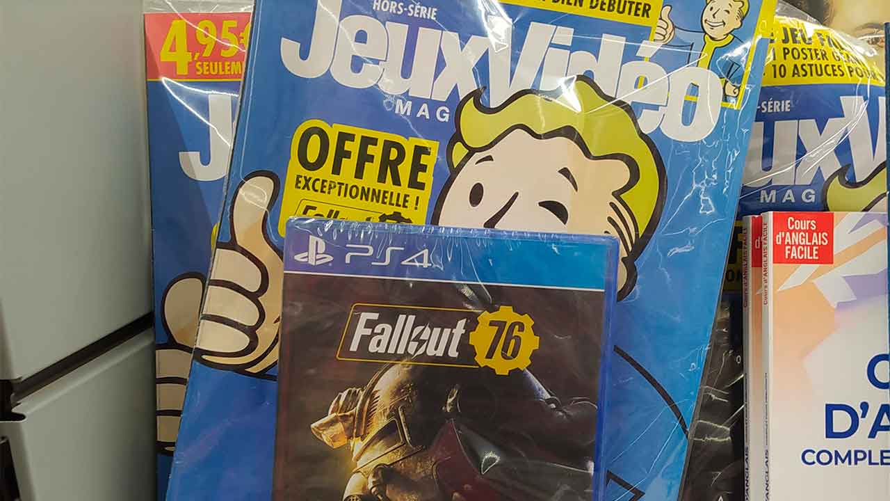 Una revista francesa de 5€ contiene copias gratuitas de Fallout 76