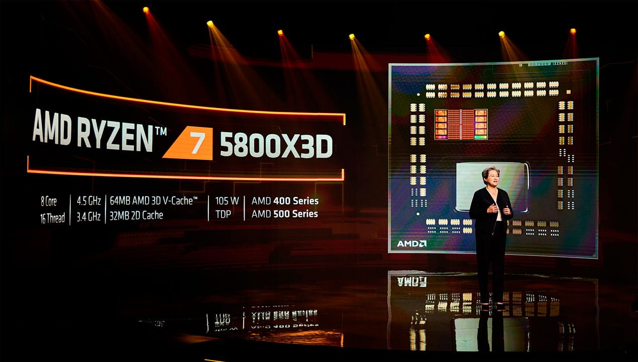 AMD confirma Ryzen 7 5800X3D con 3D V-Cache a partir de la primavera de 2022