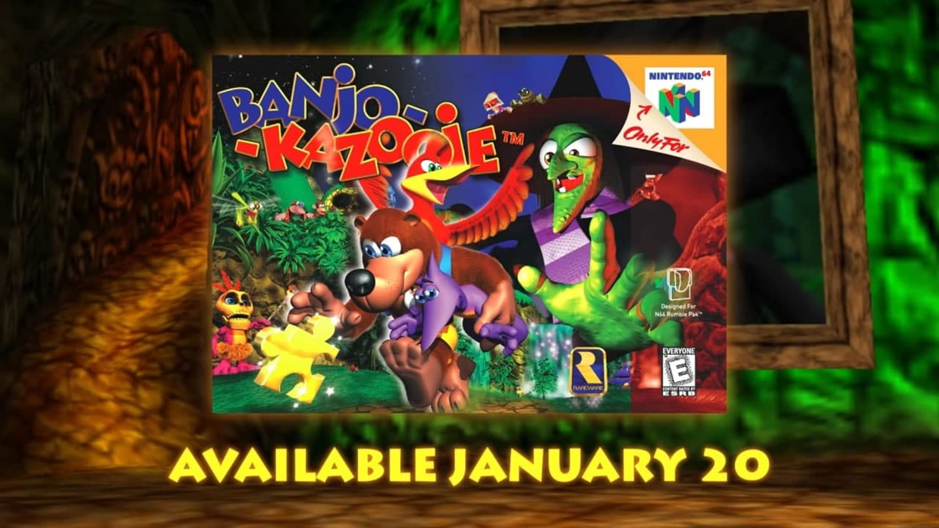Banjo-Kazooie estará disponible mañana para Nintendo Switch Online + Expansion Pack, GamersRD