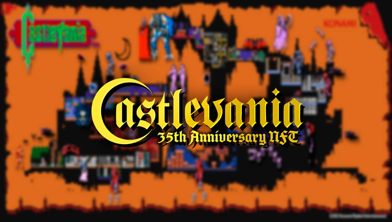 Konami hace enojar a todos por subastar NFT's para celebrar el 35 aniversario de Castlevania