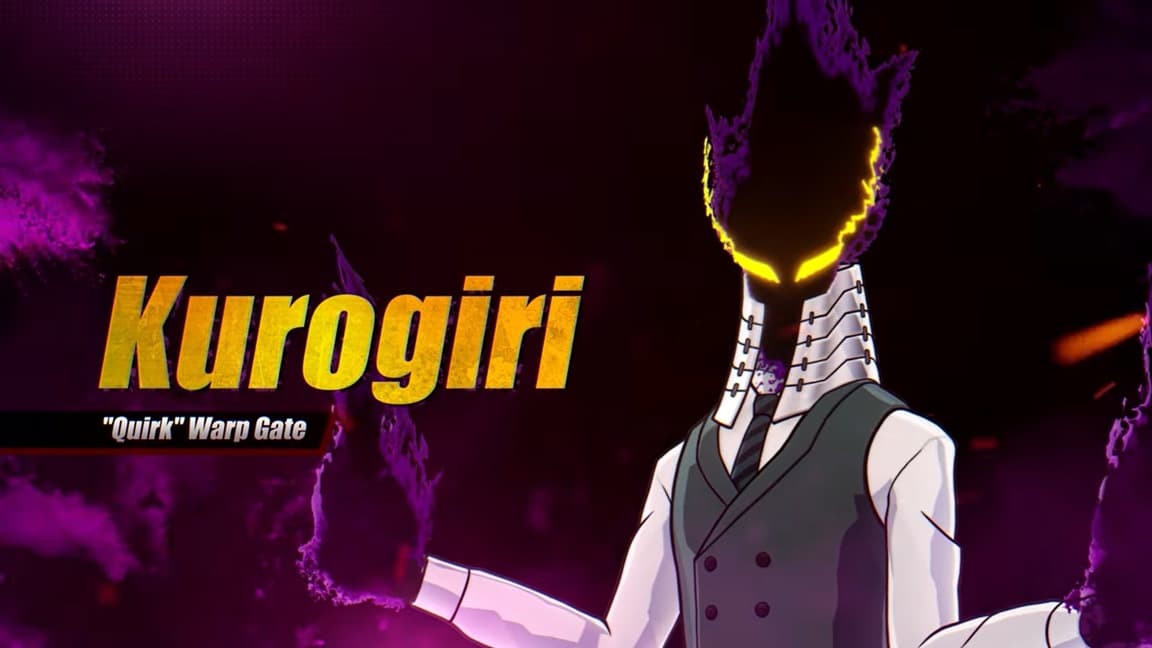 Kurogiri ya está disponible en MY HERO ONE'S JUSTICE 2, GamersRd