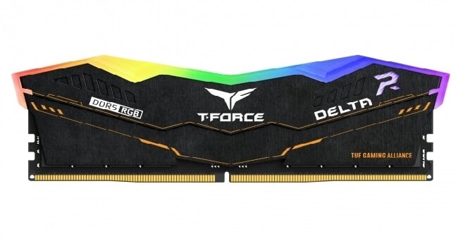 T-FORCE DELTA TUF Gaming Alliance RGB DDR5, GamersRD
