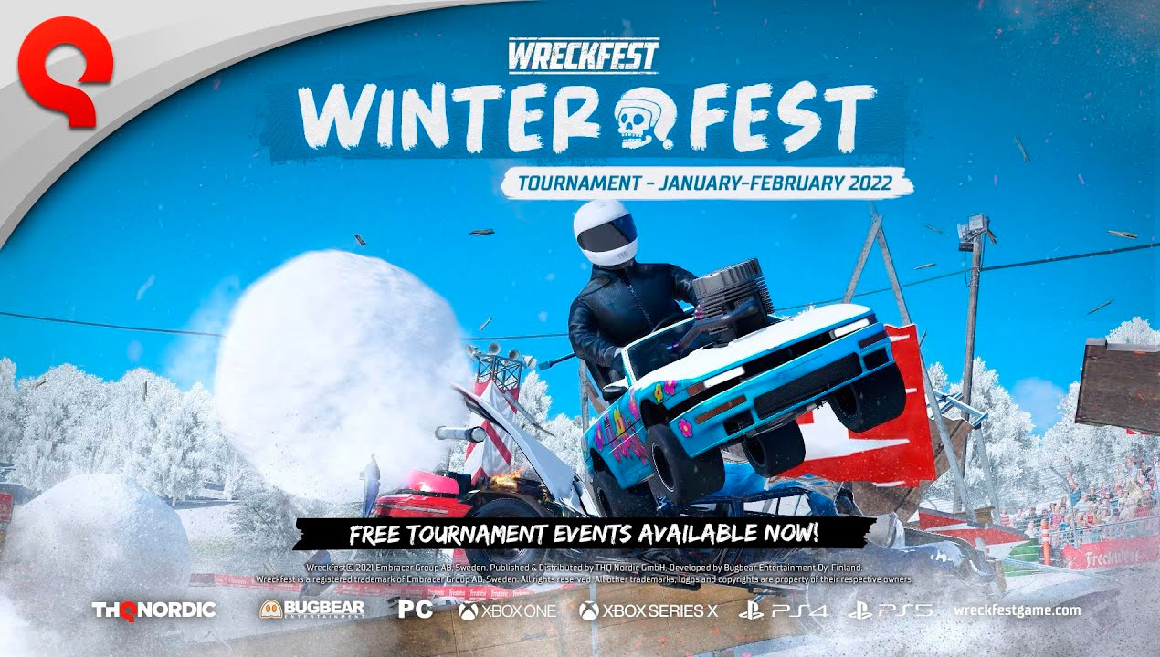 Wreckfest nos trae un nuevo evento invernal con bastante contenido