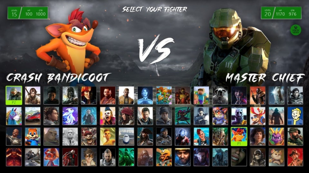 Xbox-Smash-Mastrer-chief-vs-Crash-GamersRD