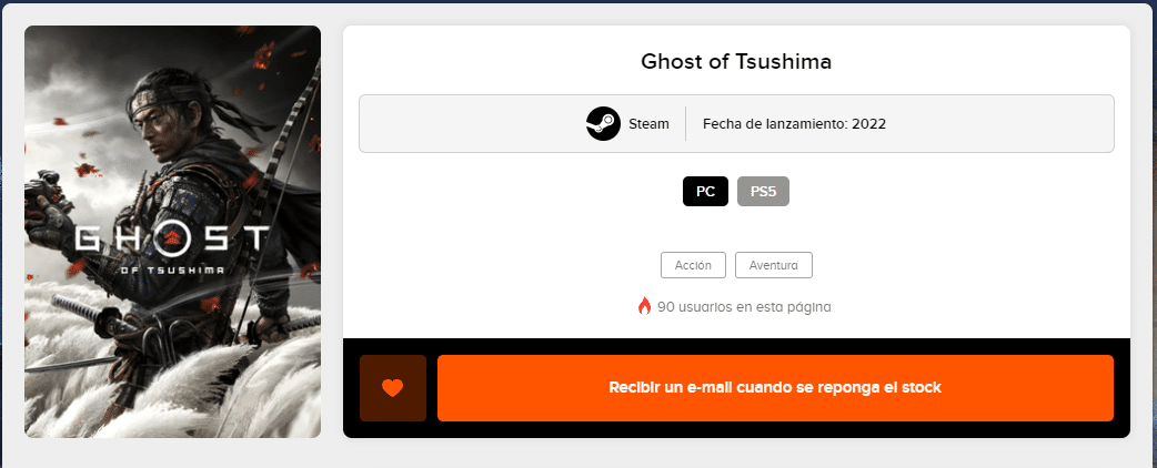 Ghost of Tsushima en PC vuelve a ser un misterio tras no cumplirse la fecha de lanzamiento de rumor anterior