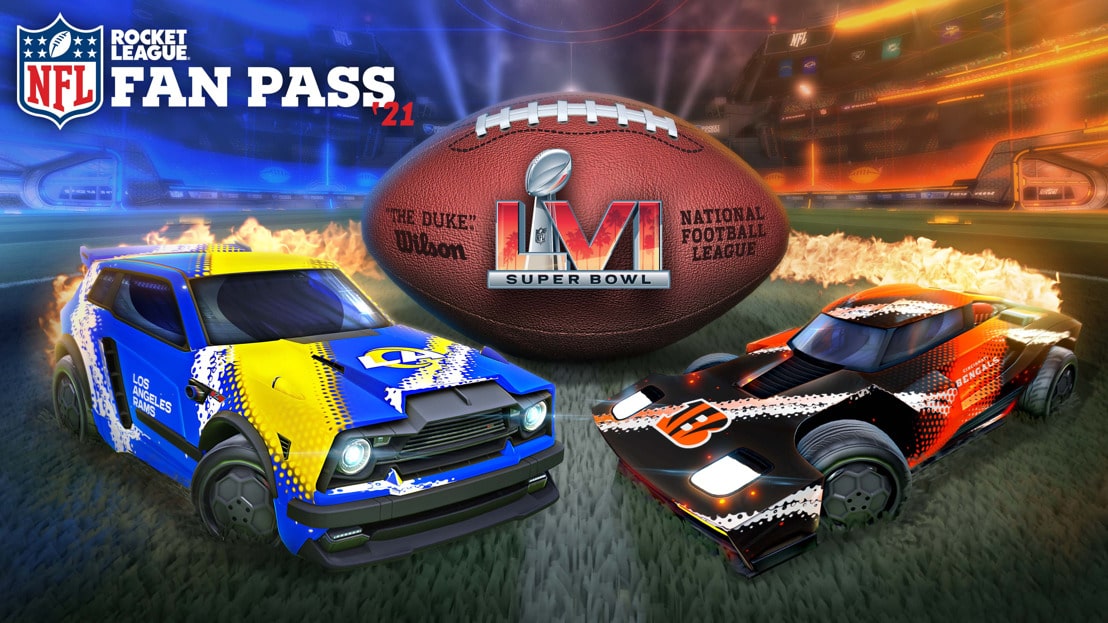 Rocket League Celebra el Super Bowl LVI con nuevo contenido en el NFL Fan Pass, GamersRd