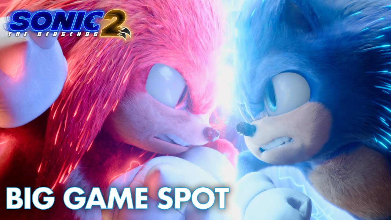 Sonic The Hedgehog 2 nos muestra su nuevo tráiler del Super Bowl con muchísima acción