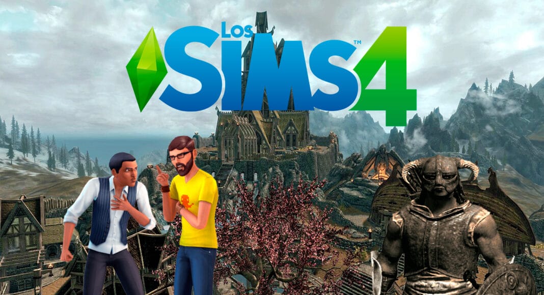 Fan recrea a Carrera Blanca de Skyrim en The Sims 4