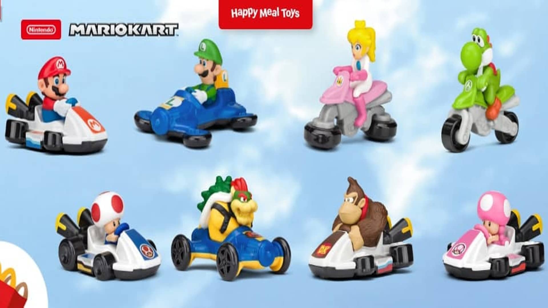 Juguetes de Mario Kart estarán disponibles en los Happy Meals de McDonald's, GamersRD