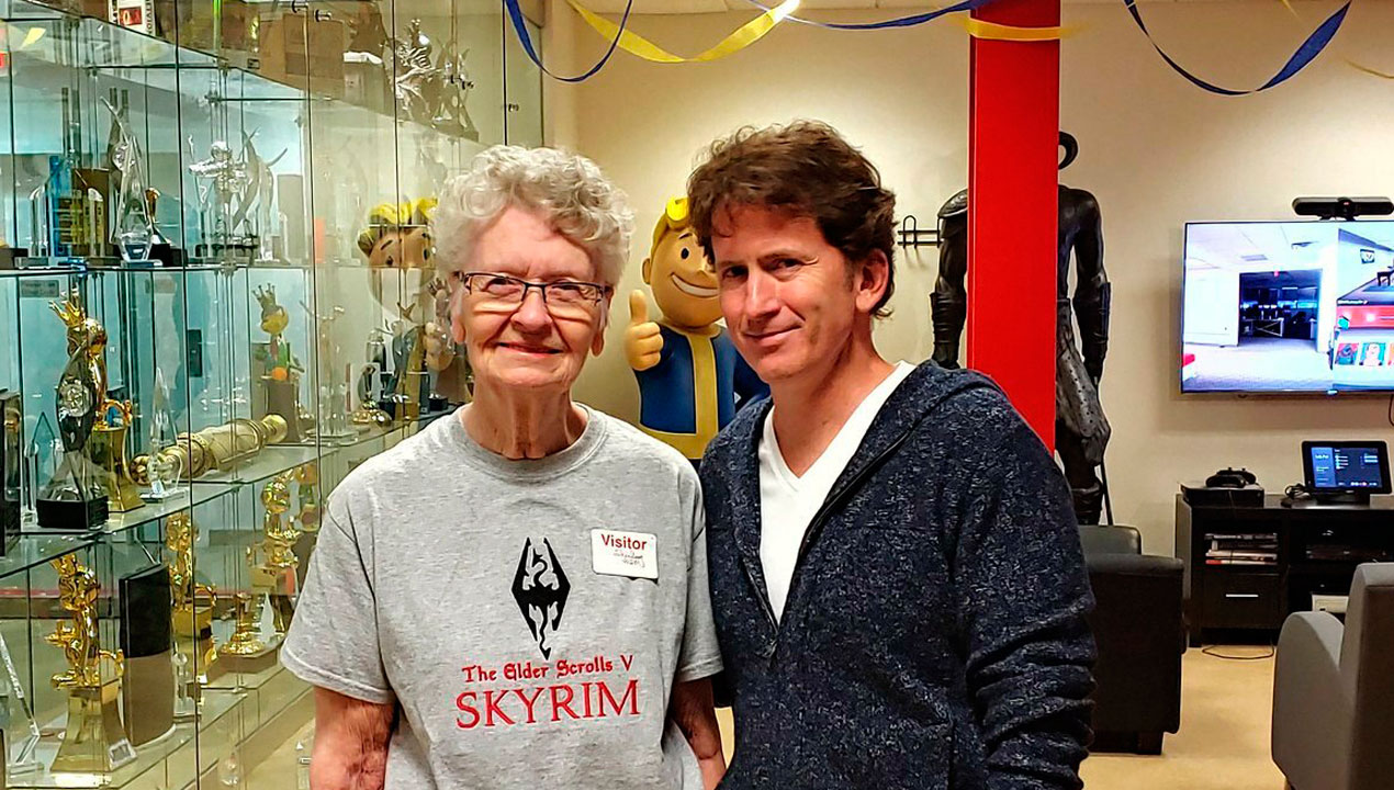 La abuela de Skyrim trabaja para recuperarse tras su derrame cerebral