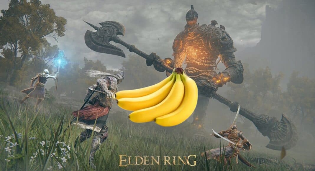 Un jugador de Elden Ring vence a varios jefes usando plátanos, GamersRD