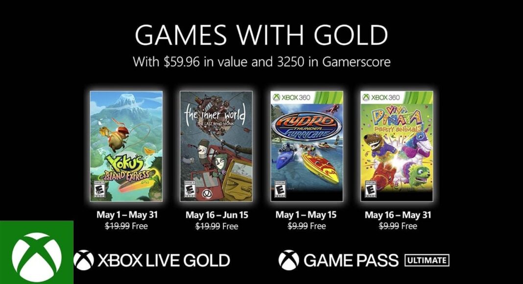 Estos son los juegos gratuitos de Xbox Wiht Gold para Mayo de 2022, GamersRD