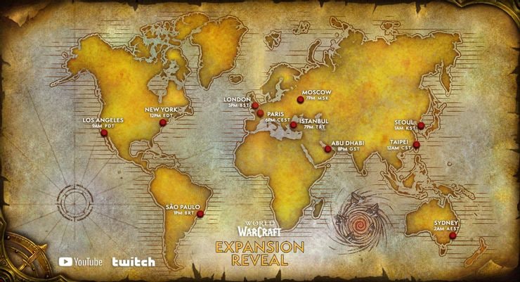 La próxima expansión de World of Warcraft se revelará el 19 de Abril, GamersRD