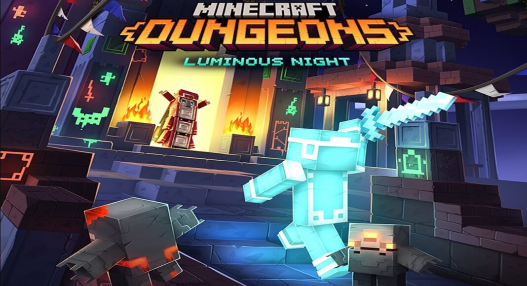 Minecraft Dungeons anuncia la expansión Luminous Night, GamersRD