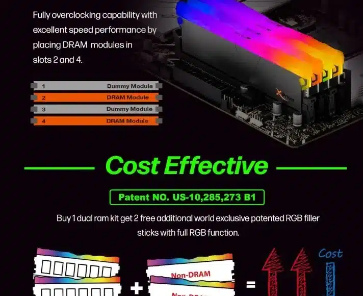 v-color DDR5 Manta XPrism RGB, 2x16GB DDR5-6400, GamersRD