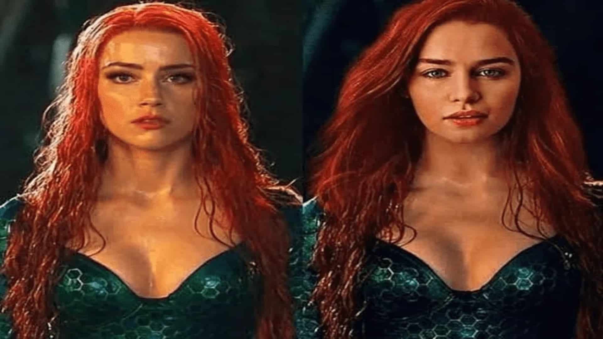 Amber Heard ya no actuará en Aquaman 2 y será reemplazada por Emilia Clark, GamersRD