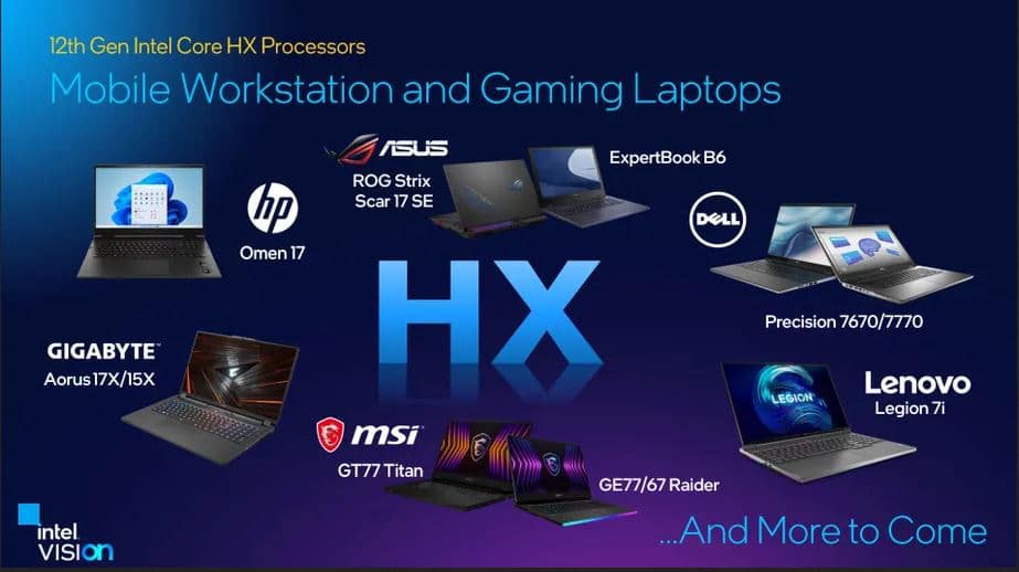 Intel anuncia siete nuevos procesadores móvile3s