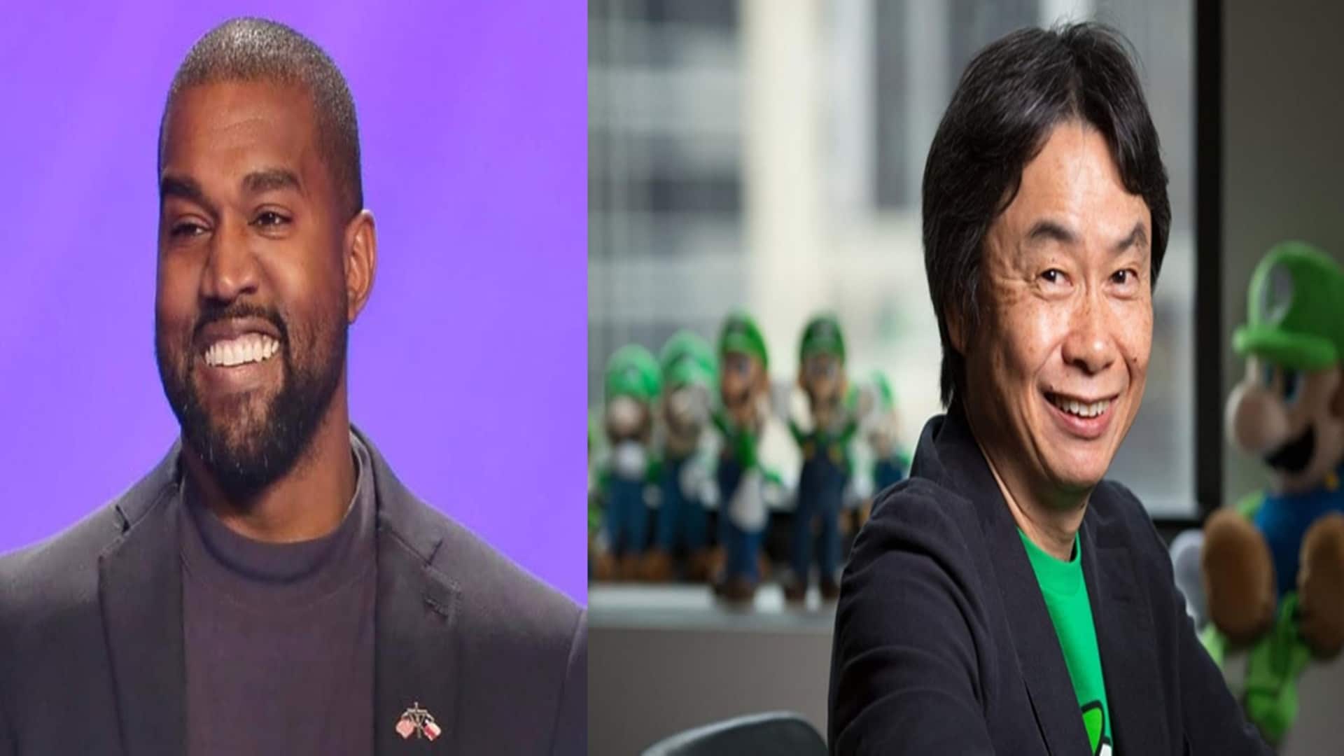 Kanye West presentó un juego 'Muy conmovedor' a Shigeru Miyamoto, GamersRD