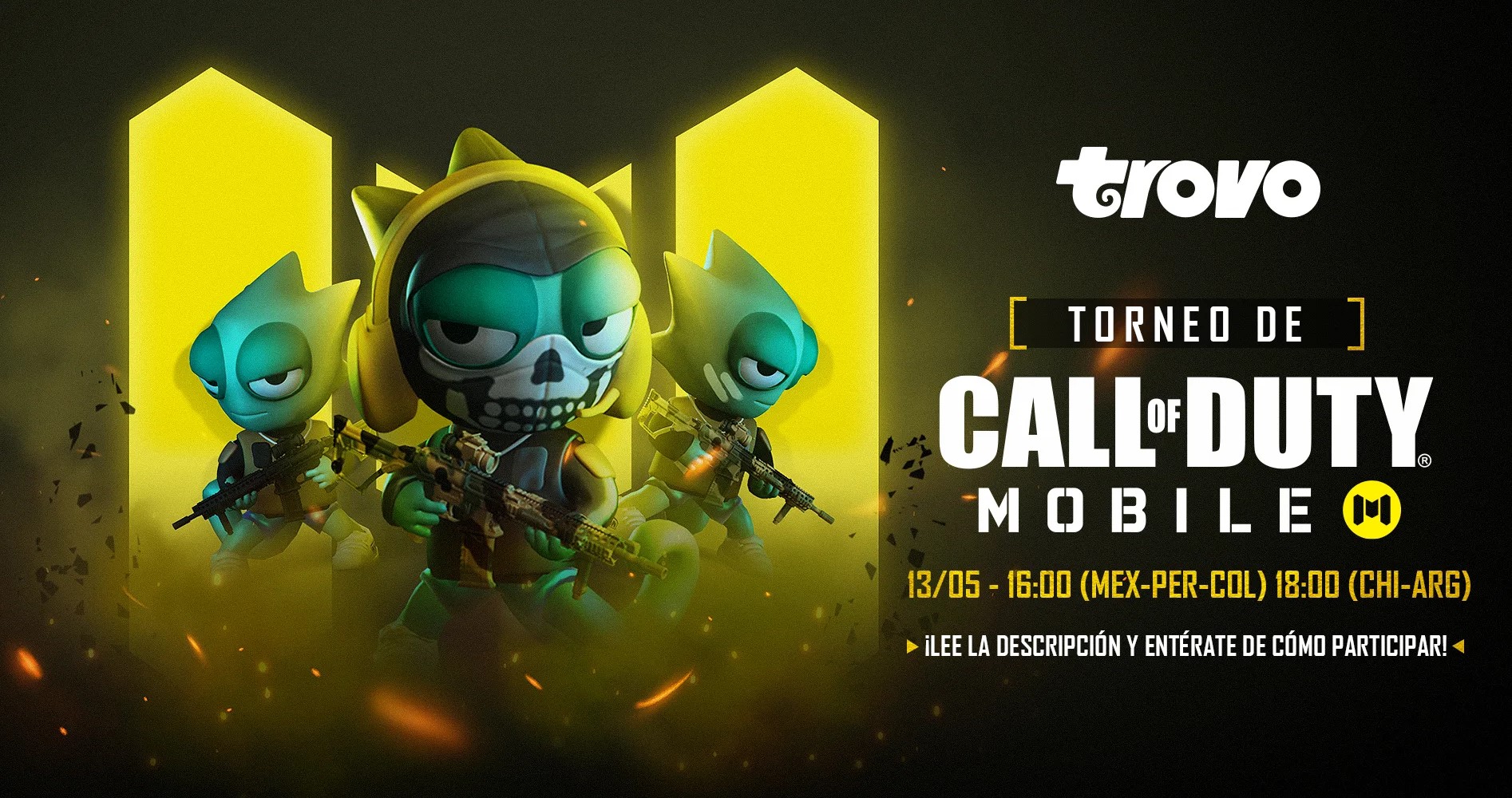 Trovo invita a los jugadores a participar en su torneo de Call of Duty Mobile, GamersRD
