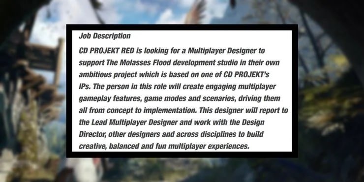 CD Projekt parece estar trabajando en un juego de Witcher multijugador, GamersRD