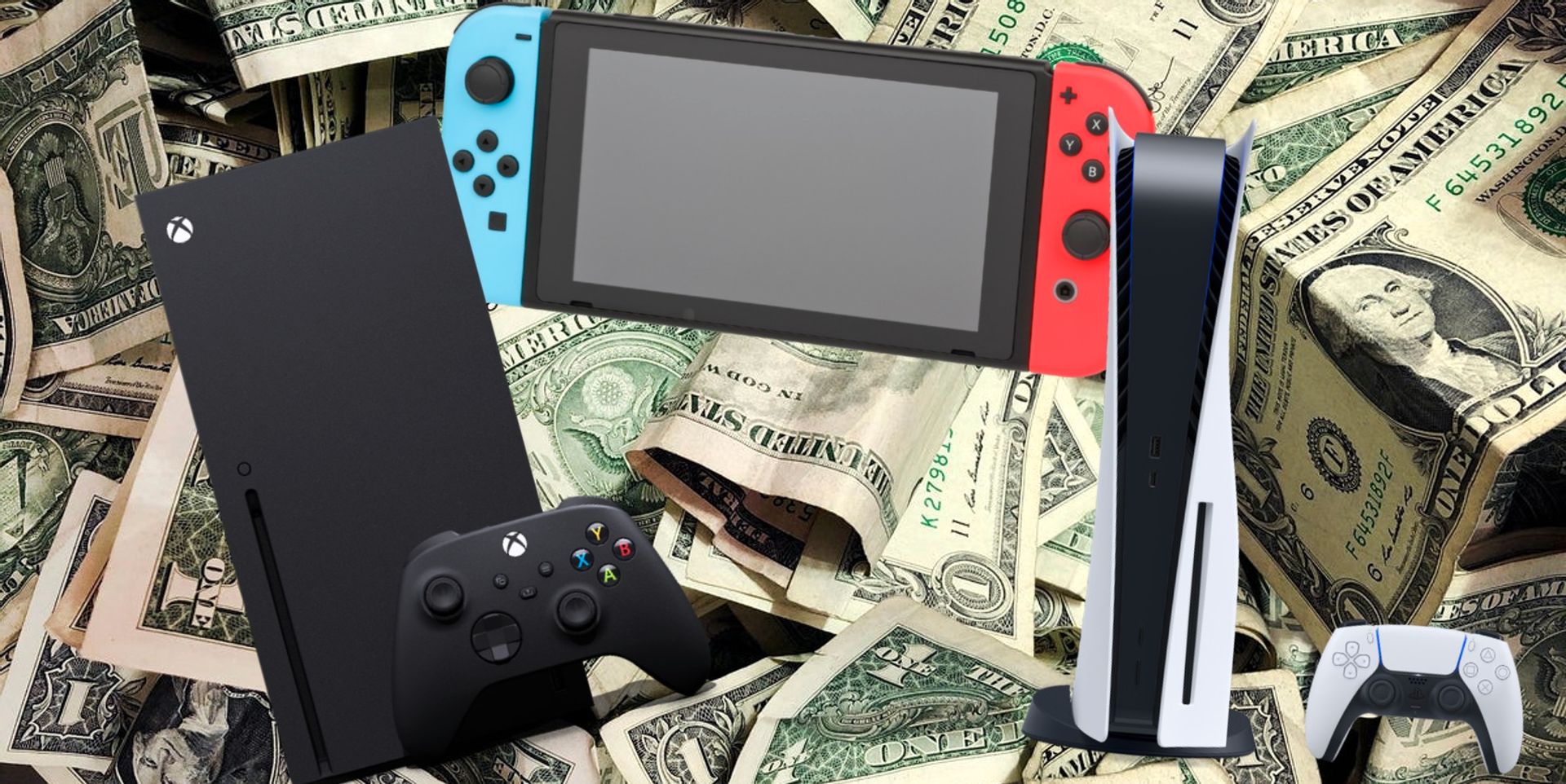 Consoles-dollar-bills-consoles-GamersRD