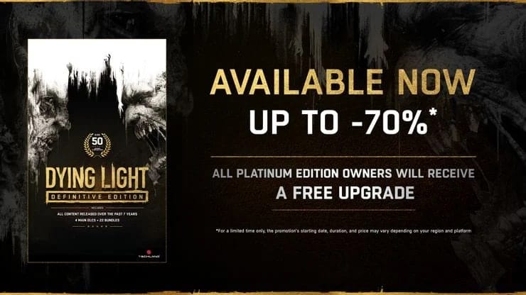 Dying Light Definitive Edition se lanzará esta semana con 26 DLC y un gran descuento, GamersRD