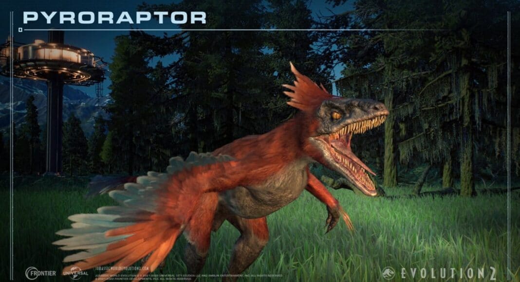 Jurassic World Evolution 2 Dominion Biosyn recibe un nuevo trailer mostrando el nuevo dino, Pyroraptor - GamersRD