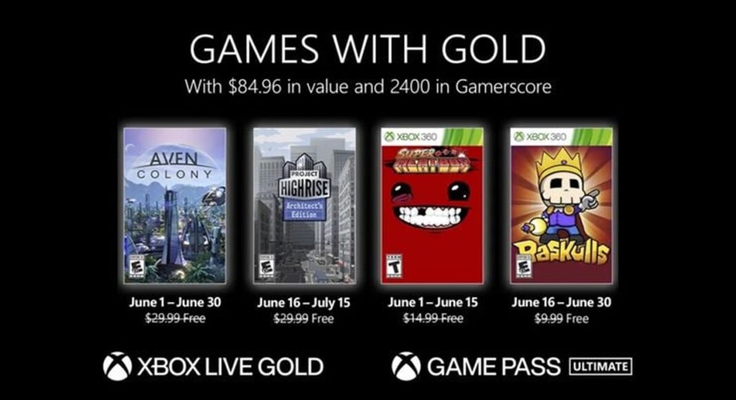 Xbox Games With Gold 2 juegos gratuitos de junio ya están disponibles, GamersRD