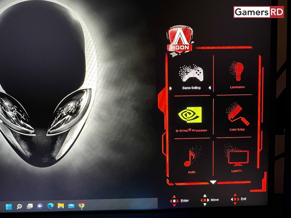 AOC AGON Pro AG254FG Review, options ,GamersRD