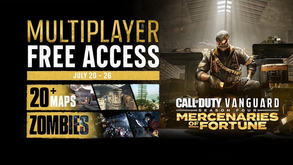 El modo Multiplayer y Zombies de Call of Duty Vanguard está gratis hasta el 26 de julio, GamersRD